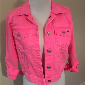 Pink Hollister jacket